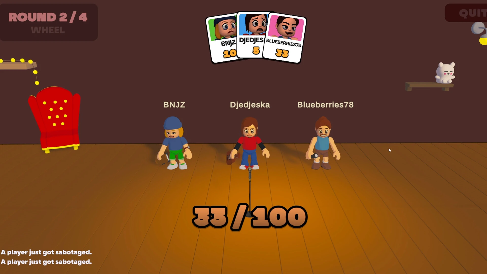 Mimic Party Bonus Wheel Showdown 3